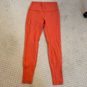 Lululemon Orange Leggings